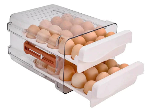 Organizador de Huevos de 2 Pisos