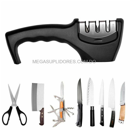 Afilador de cuchillo 3 ranuras